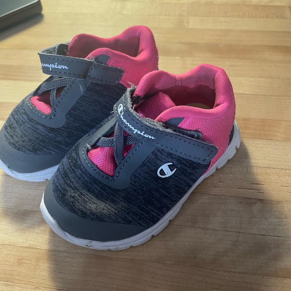 Champion Kids Sneakers - Pink and Black